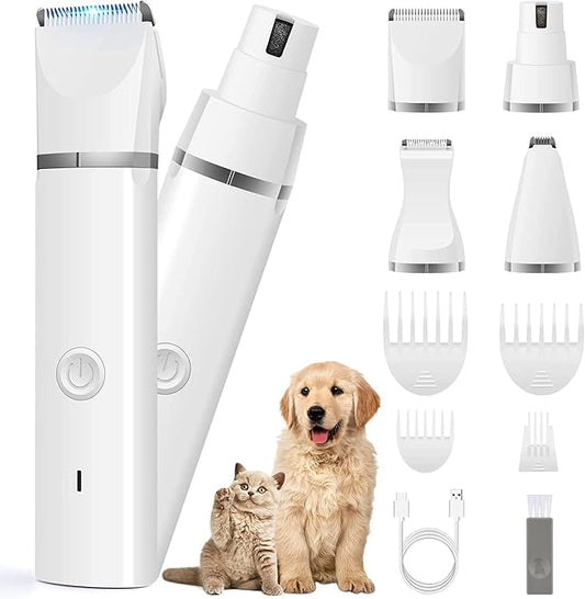 Dog Trimmer - 4-in-1 Complete Grooming Kit