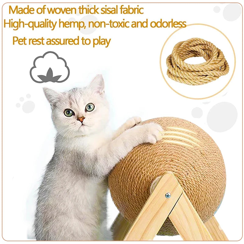 Premium Wooden Scratching Posts for Cats