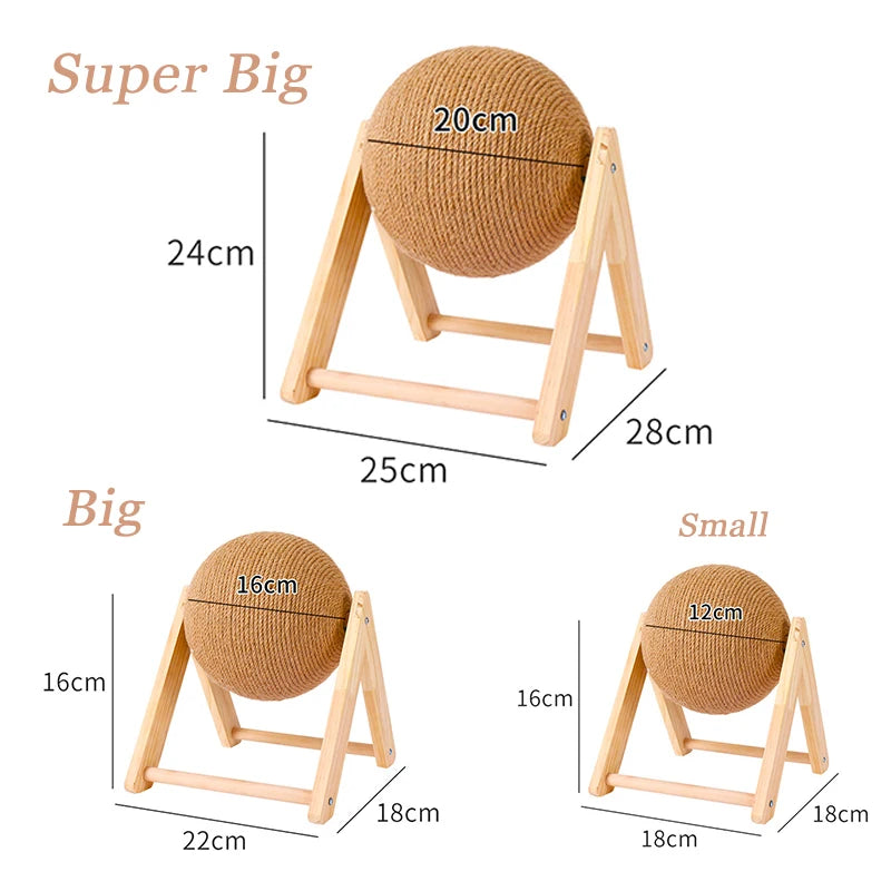 Premium Wooden Scratching Posts for Cats