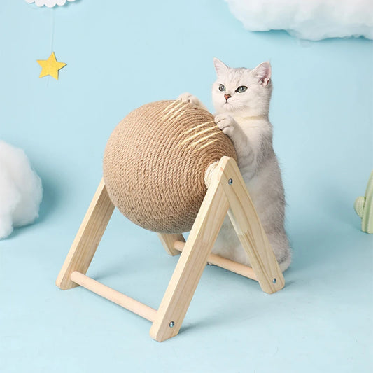 Premium Wooden Scratching Posts for Cats