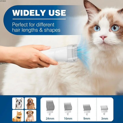 PawPerfect Groom Pro: No-Mess Pet Grooming Vacuum Kit